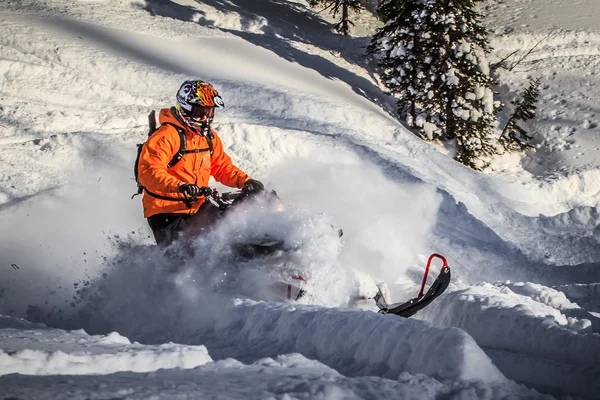 Motos de nieve — Foto de Stock