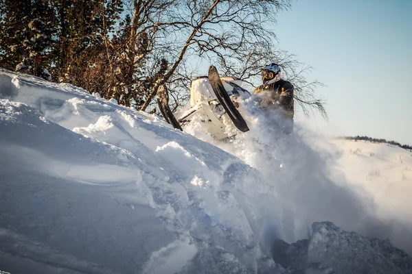 Motos de nieve — Foto de Stock