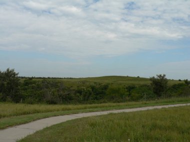 Konza Prairie, Kansas Manzarası