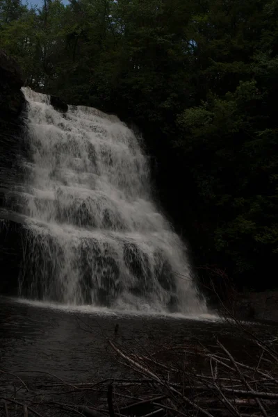 马里兰州燕子瀑布州立公园Muddy Creek Falls — 图库照片