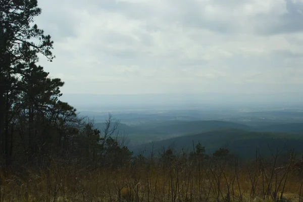 Montagne Ouachita Oklahoma Visto Dal Talimena Scenic Drive — Foto Stock