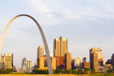 St. Louis, Missouri şehir merkezi.