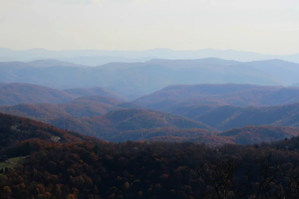 Blue Ridge Mountains Carolina Norte — Fotografia de Stock