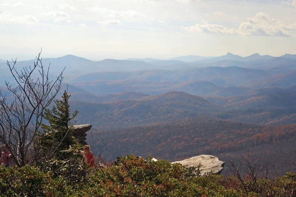 Blue Ridge Mountains Carolina Norte — Fotografia de Stock