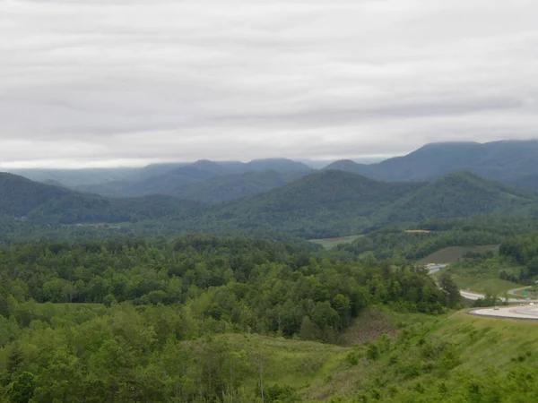 Blue Ridge Mountains Carolina Norte — Fotografia de Stock