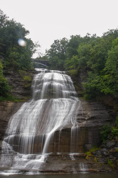 Shegaqua Falls Montour Falls Nova Iorque — Fotografia de Stock