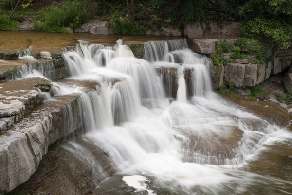 纽约Taughannock Falls州立公园 — 图库照片