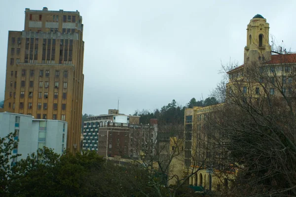 Utsikt Över Staden Hot Springs Arkansas — Stockfoto