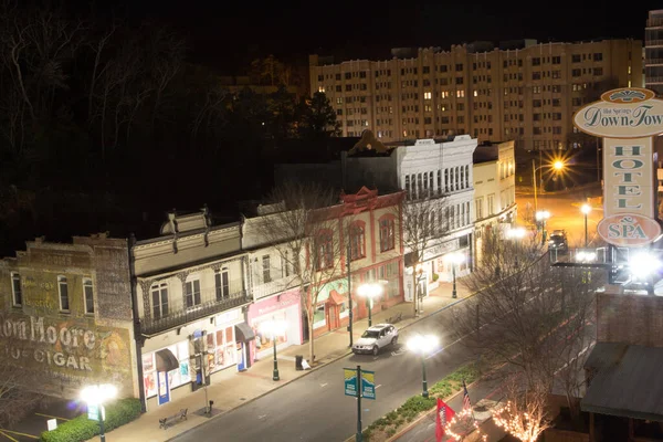 Utsikt Över Staden Hot Springs Arkansas — Stockfoto