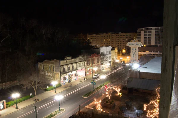 Utsikt Över Staden Hot Springs Arkansas — Stockfoto