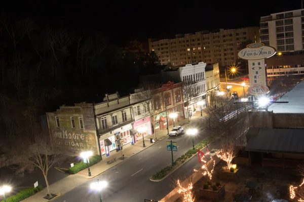 Utsikt Över Staden Hot Springs Arkansas — Stockfoto