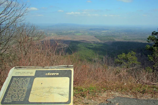 Arkansas Taki Ouachita Dağları Talimena Drive Dan — Stok fotoğraf