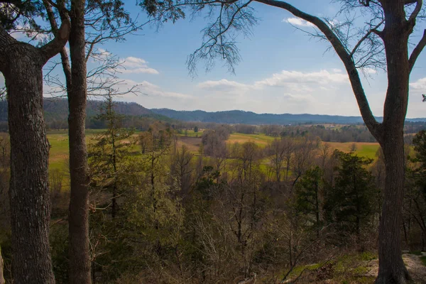 Ouachita Mountains Arkansas Vom Talimena Drive Aus Gesehen — Stockfoto