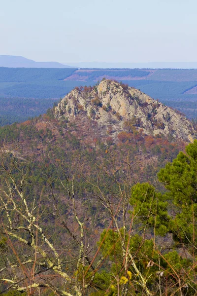 Góra Widelcowa Jesienią Arkansas — Zdjęcie stockowe