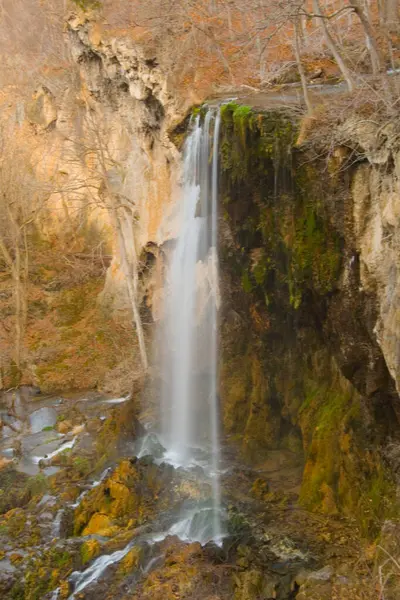 Falling Spring Falls Φθινόπωρο Βιρτζίνια — Φωτογραφία Αρχείου