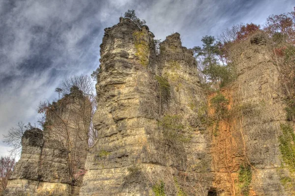 Természetes Kémények Regionális Park Virginia — Stock Fotó