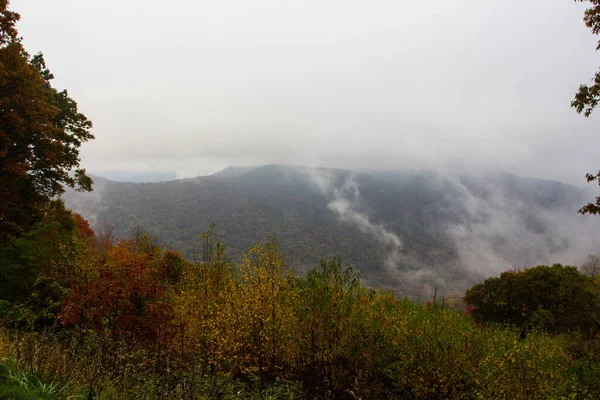 Άποψη Του Shenandoah National Park Βιρτζίνια — Φωτογραφία Αρχείου