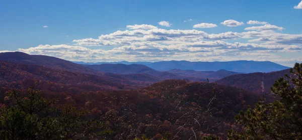 Utsikt Över Shenandoah National Park Virginia — Stockfoto