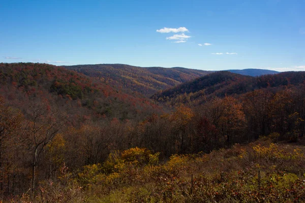 Άποψη Του Shenandoah National Park Βιρτζίνια — Φωτογραφία Αρχείου