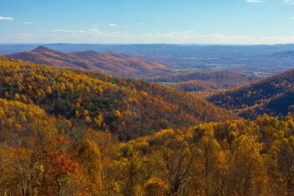 Άποψη Του Shenandoah National Park Βιρτζίνια — Φωτογραφία Αρχείου