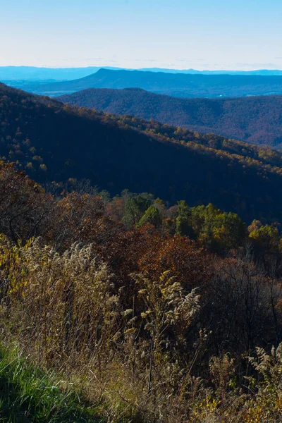 Vues Sur Parc National Shenandoah Virginie — Photo