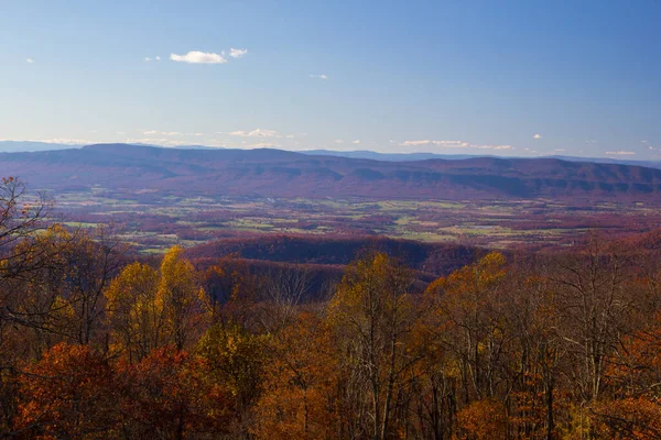 弗吉尼亚Shenandoah国家公园的景观 — 图库照片