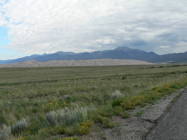 Park Narodowy Great Sand Dunes Kolorado — Zdjęcie stockowe