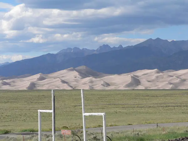 Park Narodowy Great Sand Dunes Kolorado — Zdjęcie stockowe