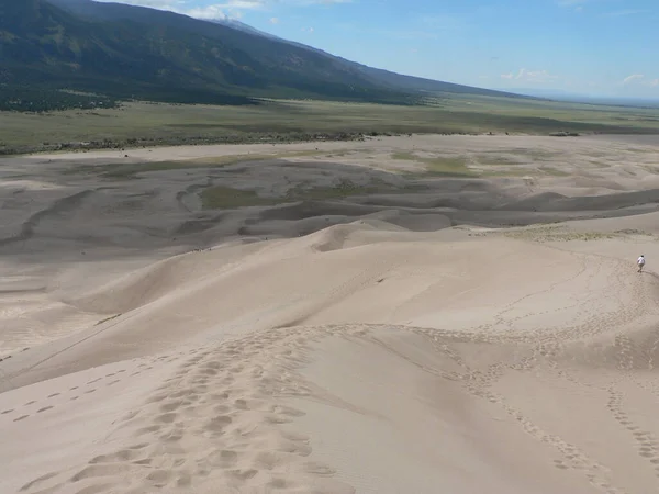 Great Sand Dunes National Park Preserve Colorado — Stock Photo, Image