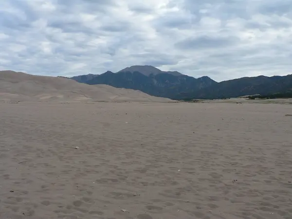 Parque Nacional Das Grandes Dunas Areia Preservar Colorado — Fotografia de Stock