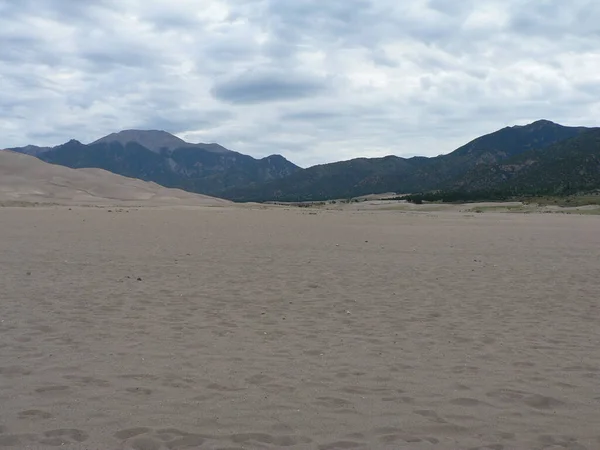 Parque Nacional Das Grandes Dunas Areia Preservar Colorado — Fotografia de Stock