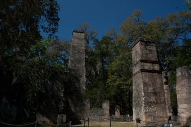 Florida 'daki Bulow Çiftliği' nin kalıntıları.
