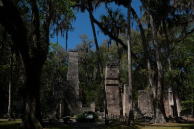 Florida 'daki Bulow Çiftliği' nin kalıntıları.