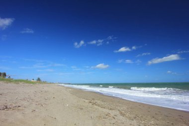 Atlantik Okyanusu 'ndaki sahil, Fort Pierce, Florida
