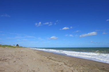 Atlantik Okyanusu 'ndaki sahil, Fort Pierce, Florida