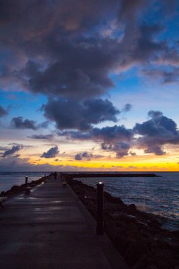 Jetty Park 'ta gün doğumu, Fort Pierce, Florida