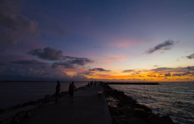 Jetty Park 'ta gün doğumu, Fort Pierce, Florida