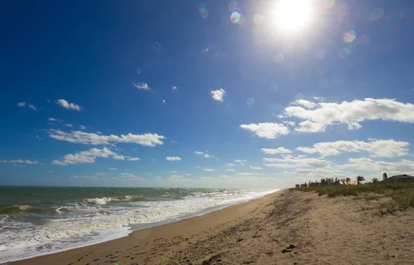 Atlantik Okyanusu Ndaki Sahil Fort Pierce Florida — Stok fotoğraf