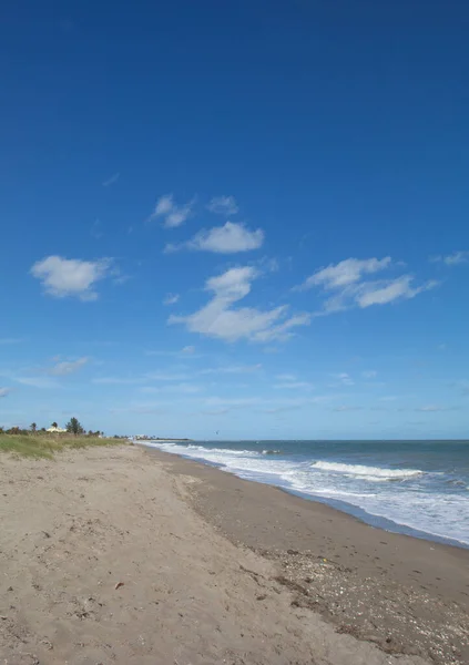 Spiaggia Sull Oceano Atlantico Fort Pierce Florida — Foto Stock