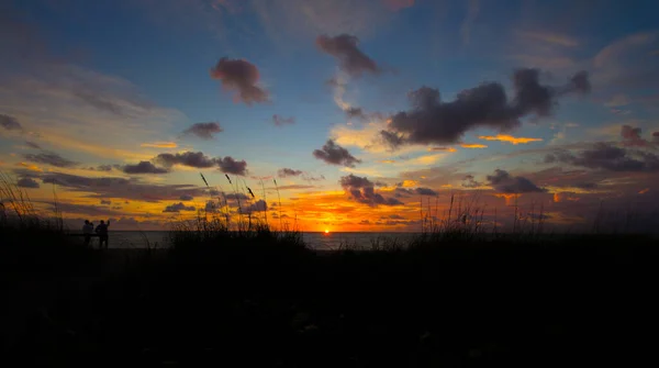 フロリダ州フォートピアースのジェティパークでの日の出 — ストック写真