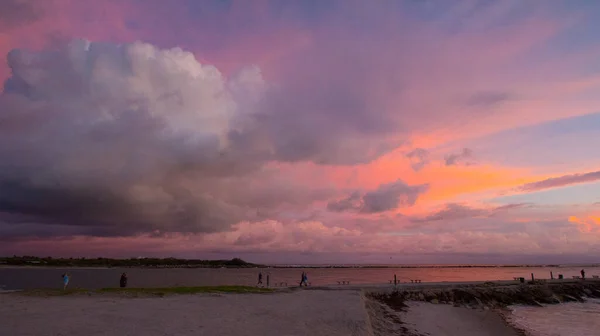 Sonnenaufgang Jetty Park Fort Pierce Florida — Stockfoto