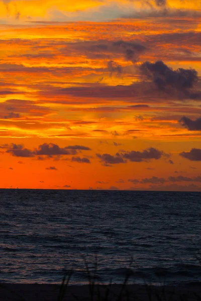 Zonsopgang Jetty Park Fort Pierce Florida — Stockfoto