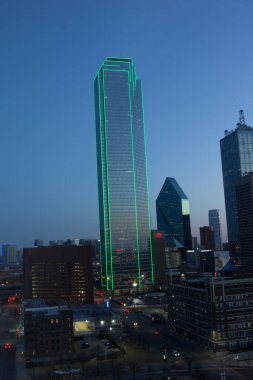 Dallas, Teksas manzaralı.