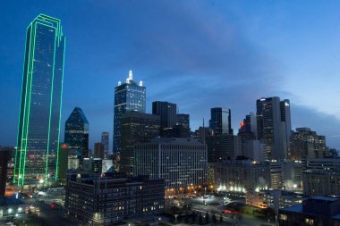 Dallas, Teksas manzaralı.