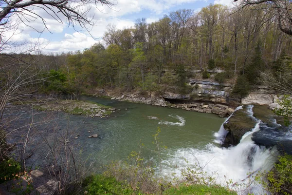 Szürkehályog Vízesés Park Indiana — Stock Fotó