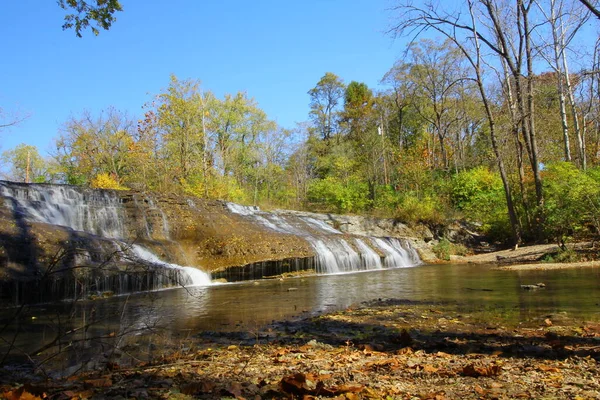 Thistlethwaite Falls Park Richmond Indiana — Foto Stock