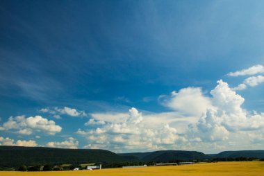 Pennsylvania kırsalının manzarası