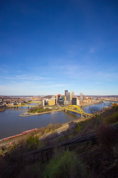 Вид Піттсбург Пенсільванія — стокове фото