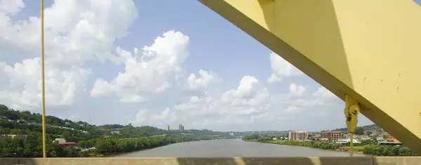 Río Ohio Visto Desde Puente Barba Daniel Carter —  Fotos de Stock