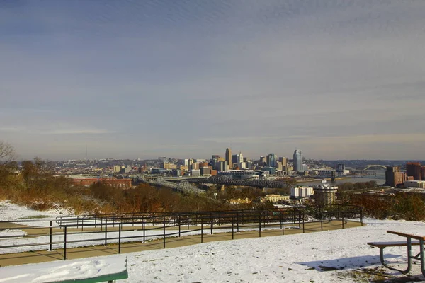 Cincinnati Ohio Visto Desde Devou Park Kentucky —  Fotos de Stock